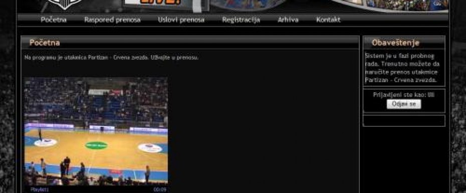 Cibona - Partizan, direktan prenos na sajtu!