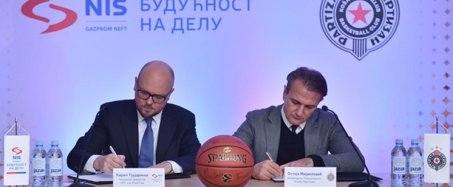 Nastavak saradnje kompanije NIS i KK Partizan NIS