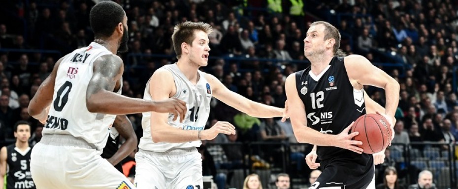 Crno-beli protiv Trenta na startu Top 16 faze 7Days Evrokupa