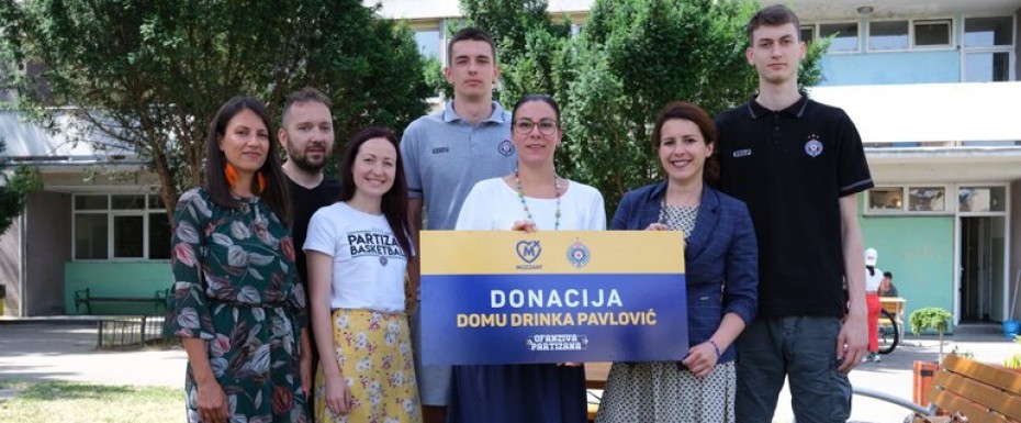 Ofanziva Partizana i Mozzart u humanitarnoj akciji pomoći Domu za decu i omladinu „Drinka Pavlović“