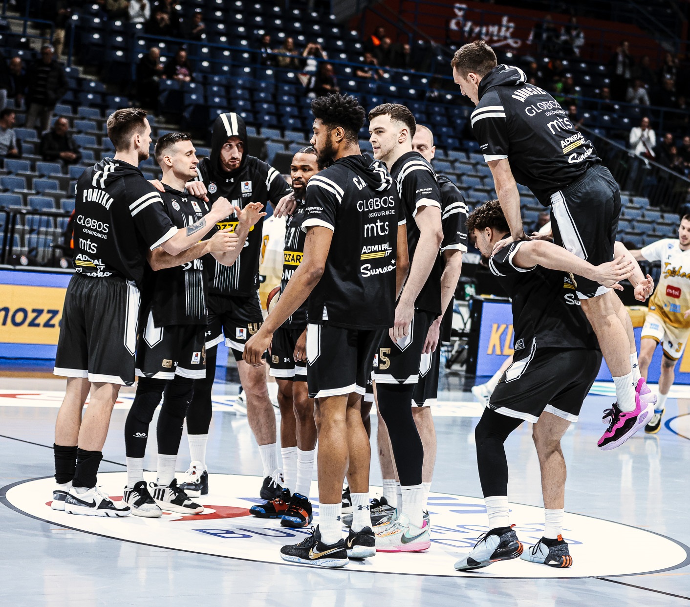 Počinje polufinalna serija AdmiralBet ABA lige: Partizan Mozzart Bet sutra protiv Budućnosti