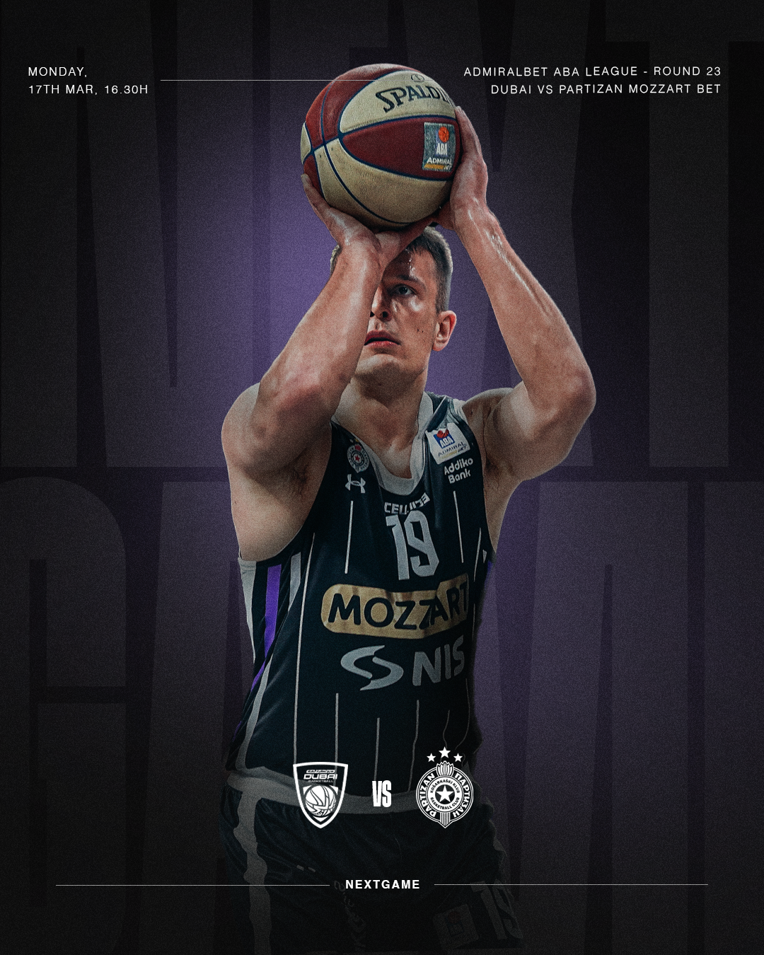 Partizan Mozzart Bet sutra igra u Dubaiju