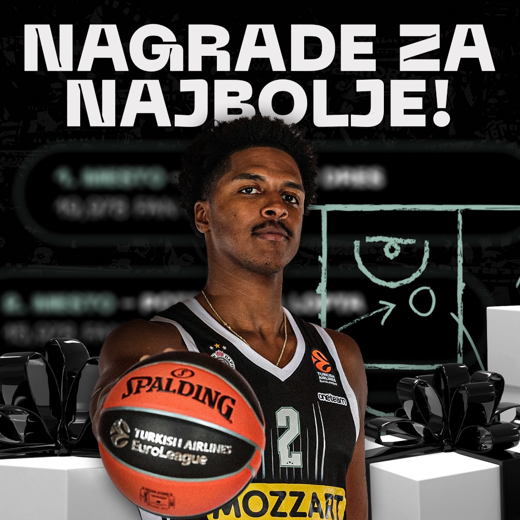Vredne nagrade na BC Partizan aplikaciji