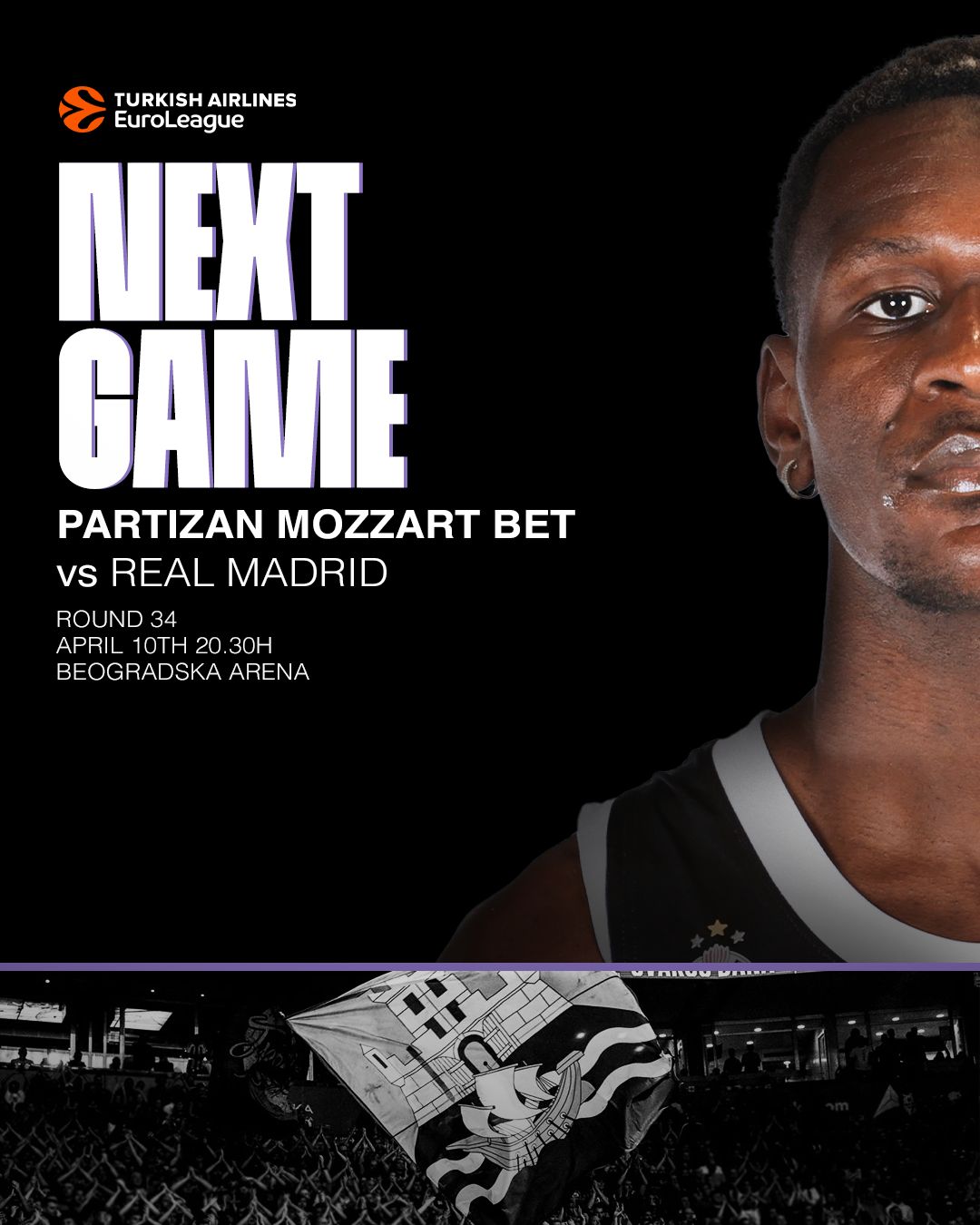 Partizan Mozzart Bet protiv Real Madrida u poslednjem kolu Evrolige