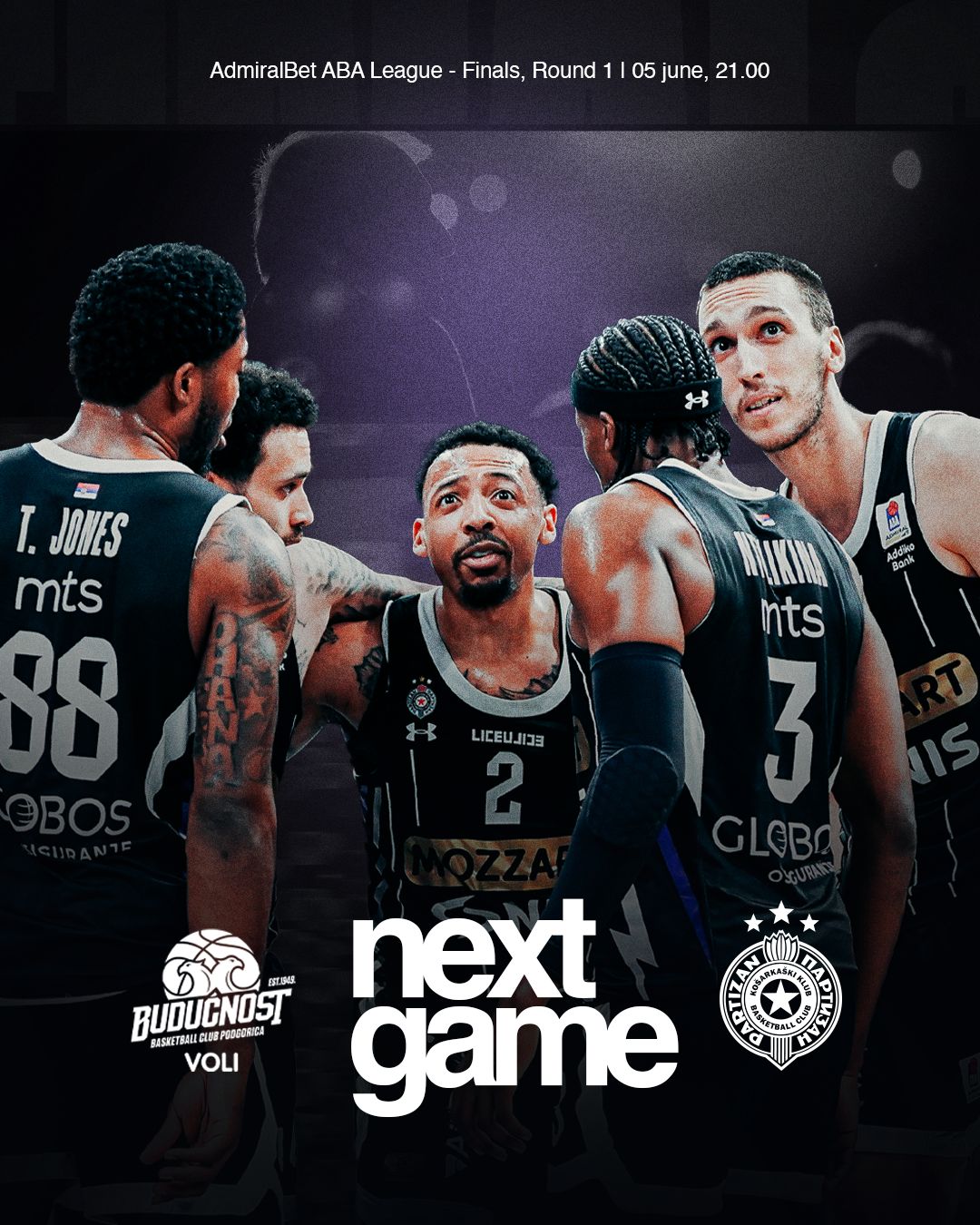 Partizan Mozzart Bet protiv Budućnosti za titulu regionalnog šampiona