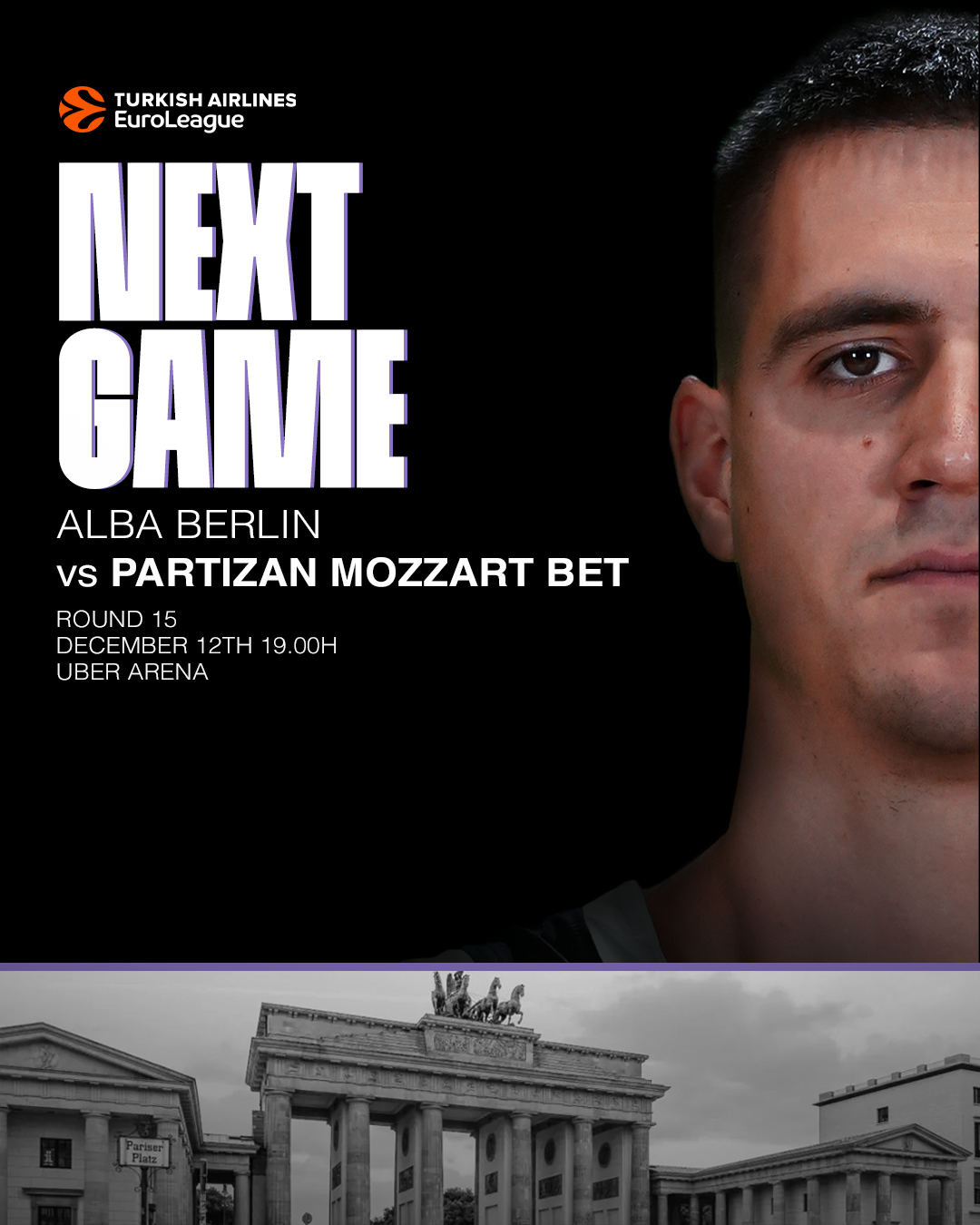 Partizan Mozzart Bet sutra protiv Albe u Berlinu