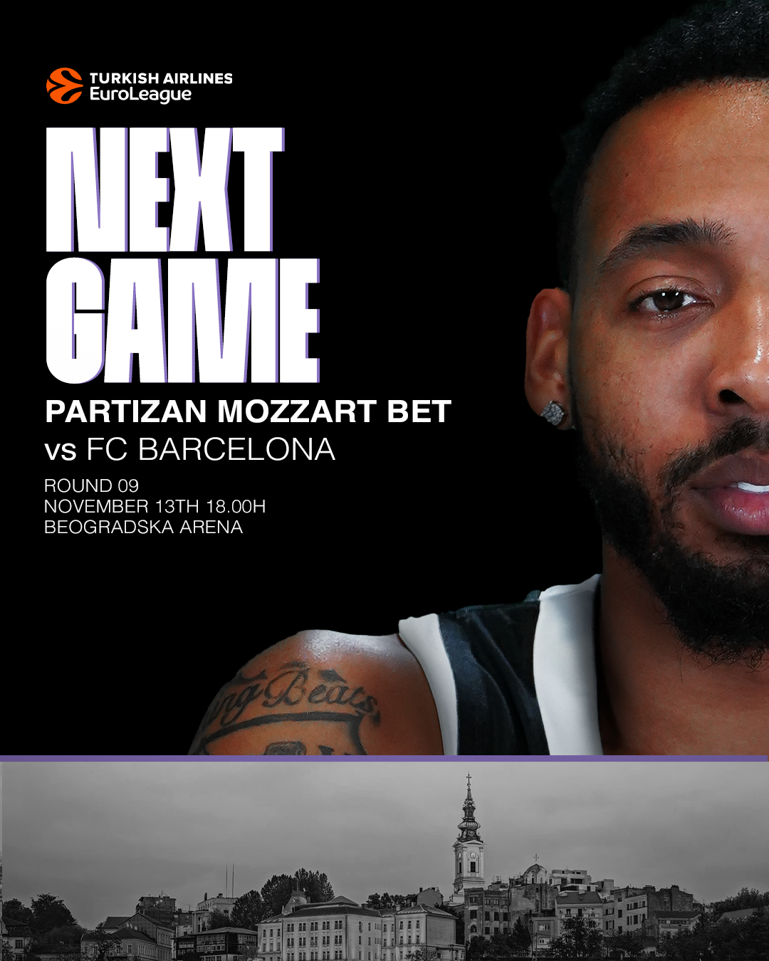 Partizan Mozzart Bet sutra dočekuje Barselonu u rasprodatoj Beogradskoj areni