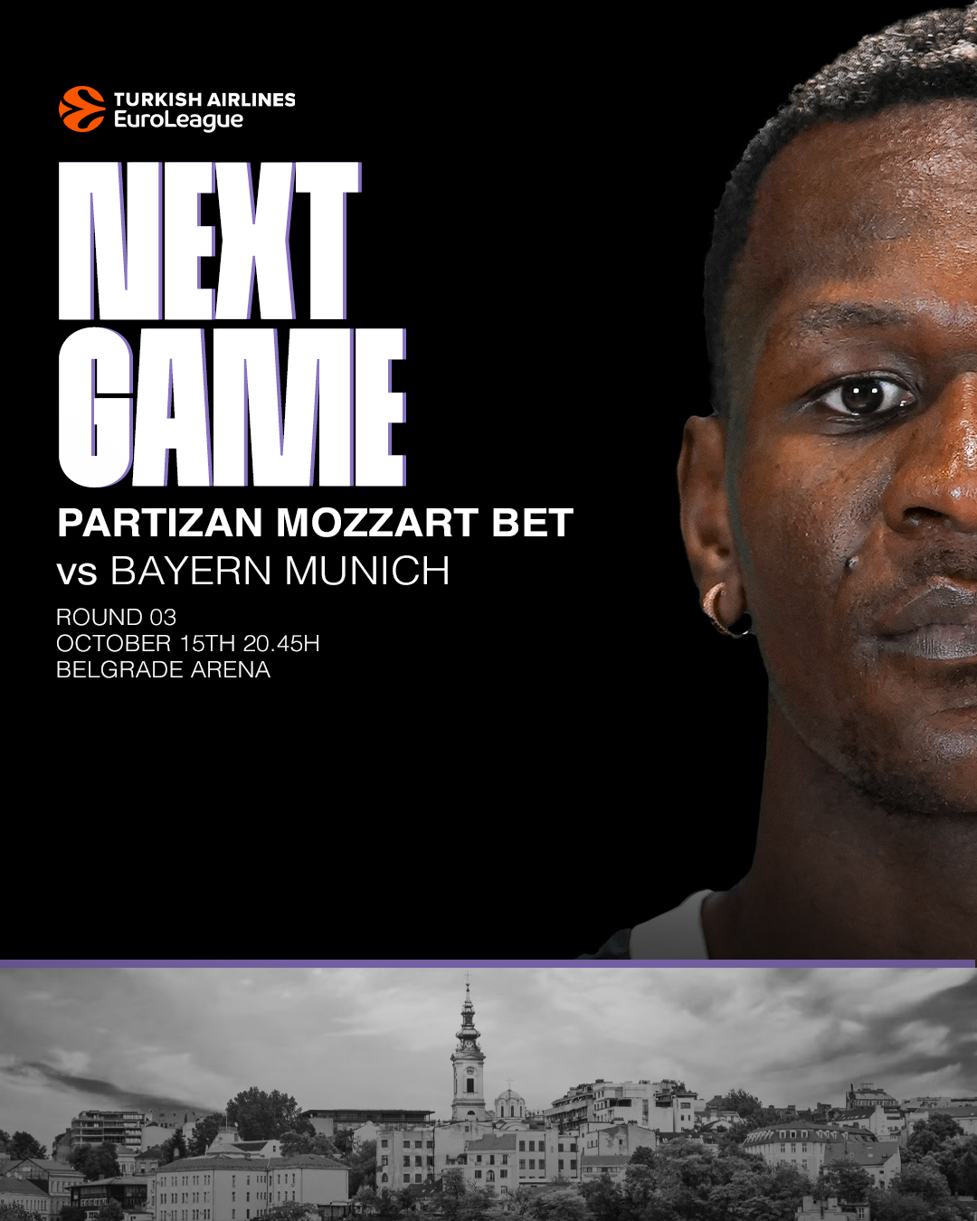 Partizan Mozzart Bet sutra protiv Bajerna u Beogradskoj areni