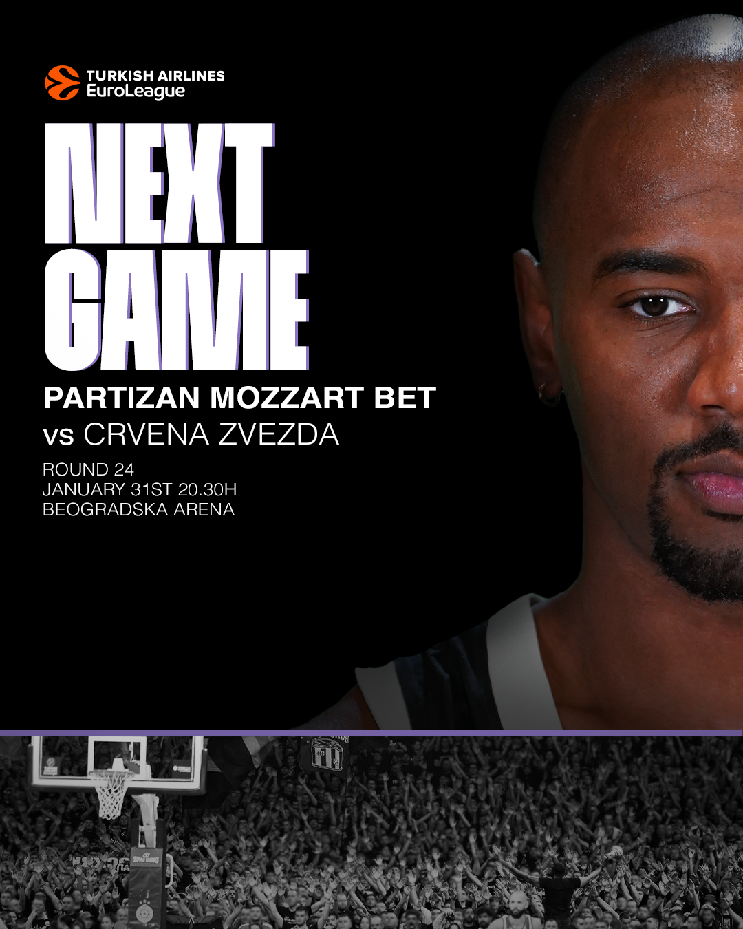 Partizan Mozzart Bet dočekuje u petak Crvenu zvezdu
