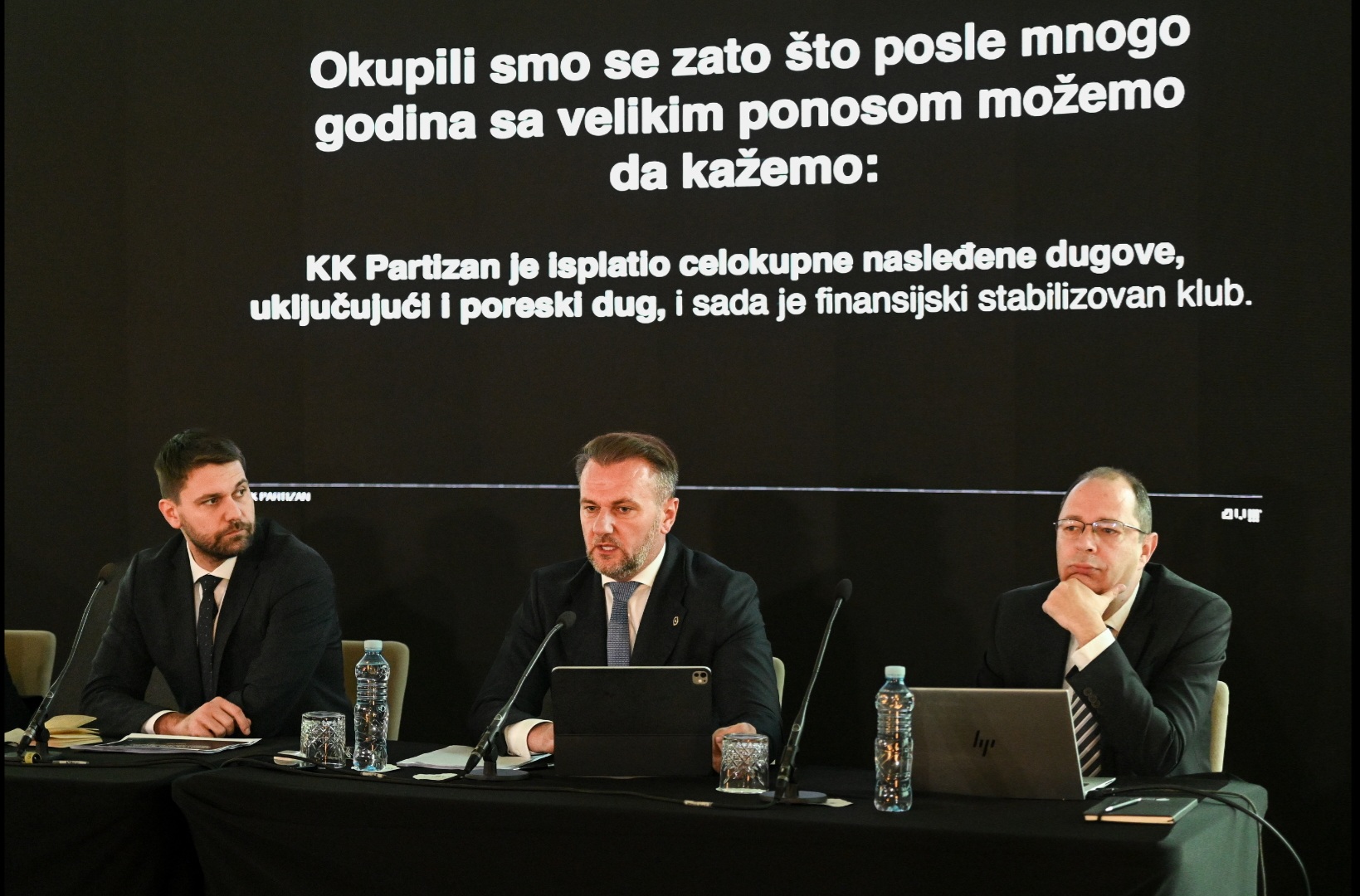 Konferencija za medije KK Partizan Mozzart Bet: Svi dugovi su sanirani, Klub je okrenut budućnosti i velikim ambicijama